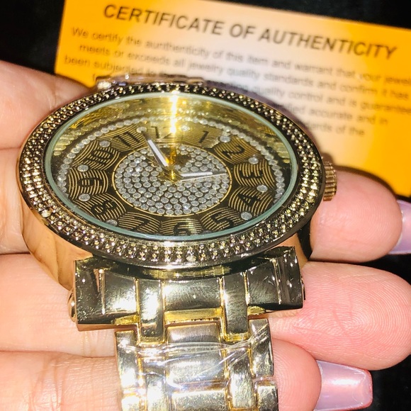 Real Diamond mens watch not CZ best gift limited! - Picture 5 of 8